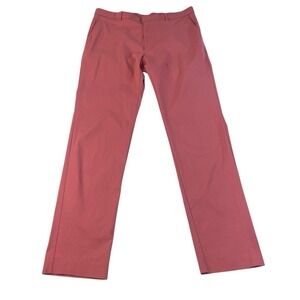 Tommy Hilfiger Men's Dress Pants 36x34 Mauve/Salmon Stretch Straight Leg